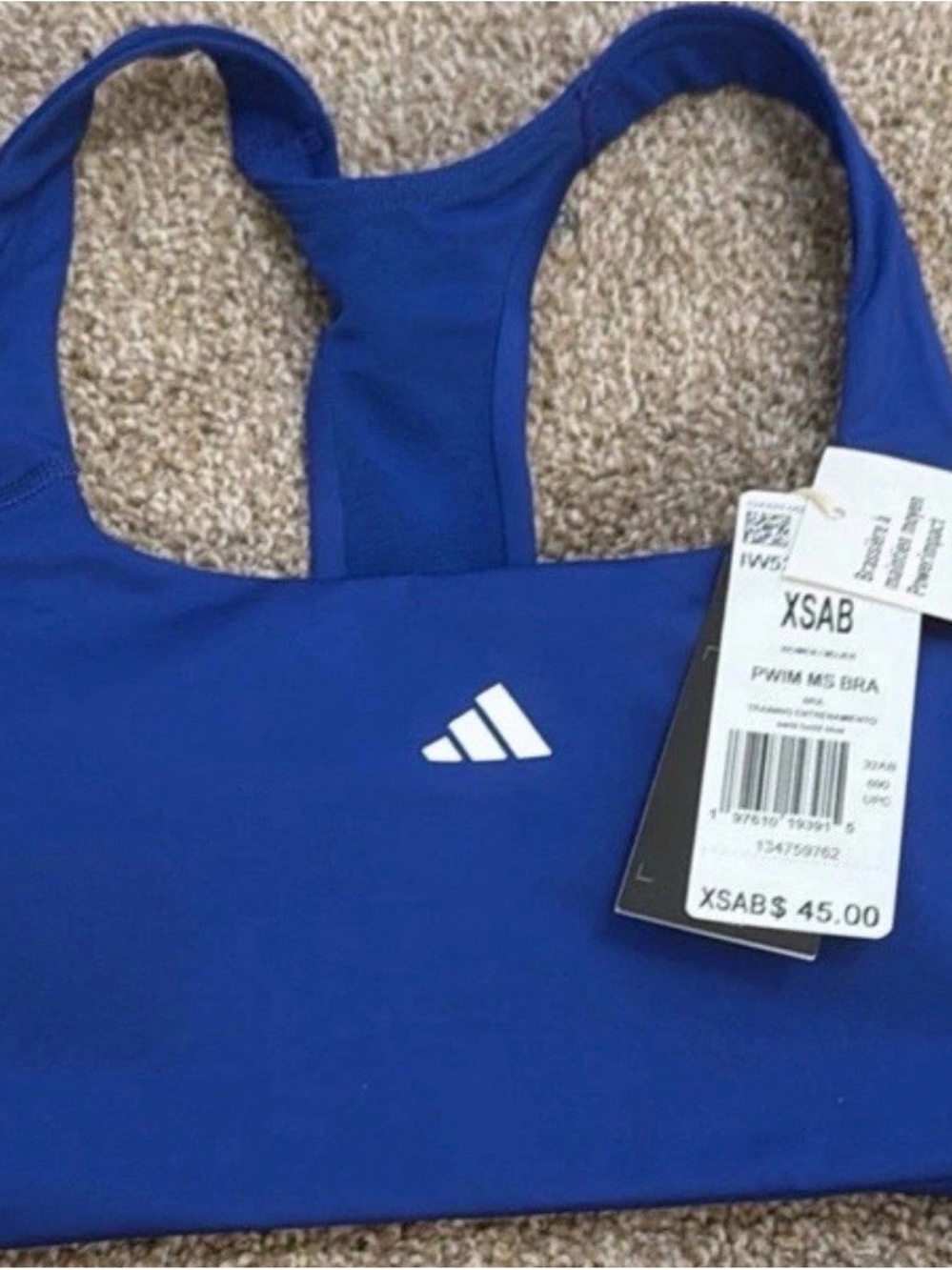 Adidas Women's XSAB Powerimpact Sports Bra Blue